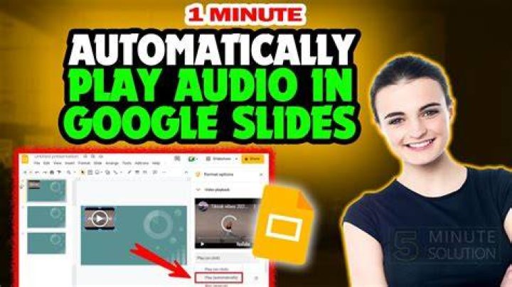 How to Automatically Play Audio in Google Slides ·
