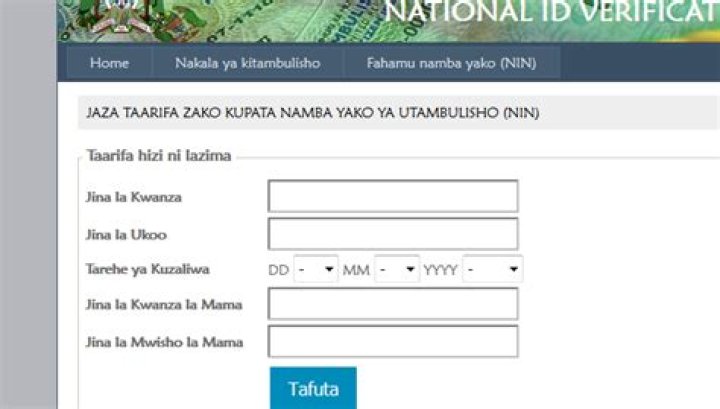How To Get Your Nida Number Online: A Comprehensive Guide
