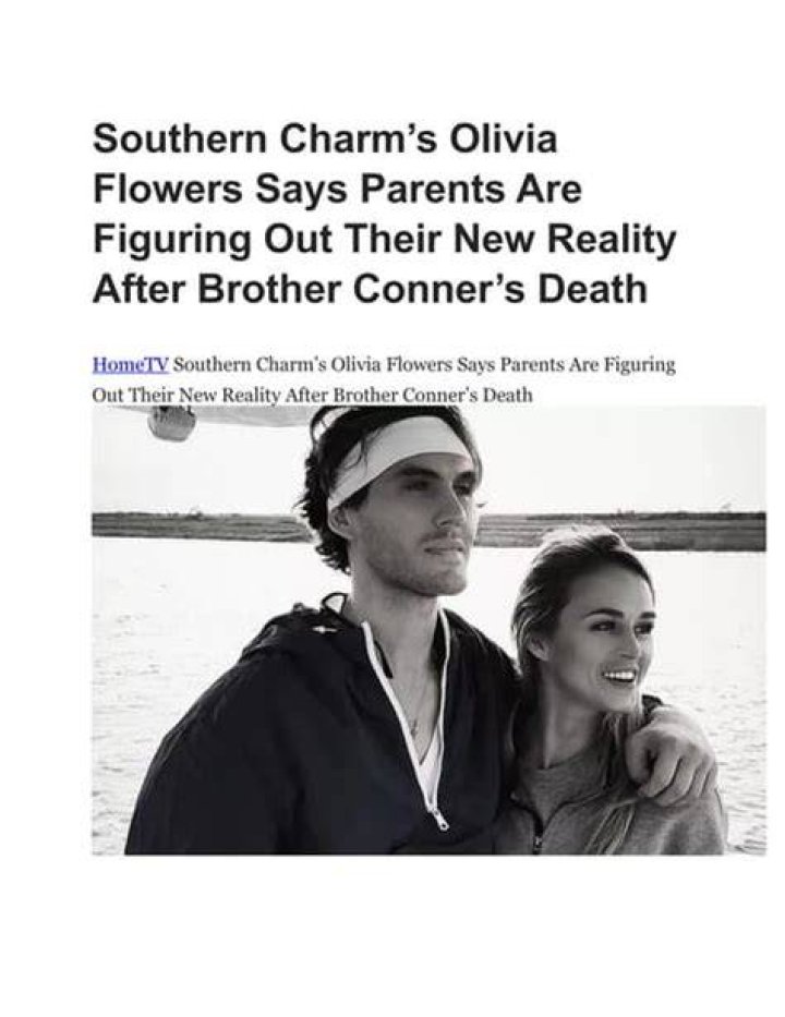 Remembering Olivia Flowers Brother Conner Flowers Death: Drugs Case Reddit