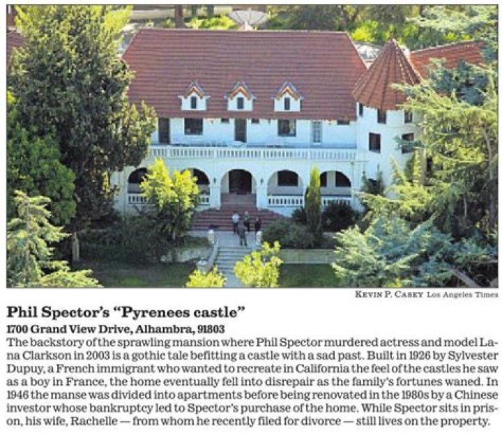 Unveiling The Secrets Of Phil Spector's Notorious Mansion