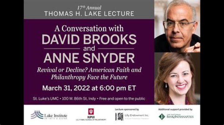 Who is David Brooks of The New York Times?His wife and ex-wife (Ann Synder and Sarah Brooks)